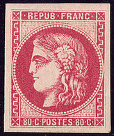 * No 49b, Rose Vif, Jolie Pièce. - TB. - R - 1870 Uitgave Van Bordeaux