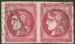 No 49c, Paire. - TB - 1870 Uitgave Van Bordeaux
