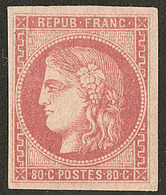 * No 49e, Groseille, Très Frais. - TB. - R - 1870 Bordeaux Printing