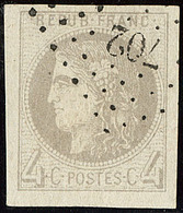 Oblitérations. Petits Chiffres Du Gros Chiffre. No 41II, Obl Pgc 702 De Calvi, Jolie Pièce. - TB - 1870 Ausgabe Bordeaux