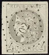 Oblitérations. Petits Chiffres Du Gros Chiffre. No 41II, Obl Pgc 702 De Calvi, Jolie Pièce. - TB - 1870 Bordeaux Printing