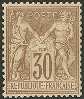 * No 69, Brun, Très Frais. - TB - 1876-1878 Sage (Type I)