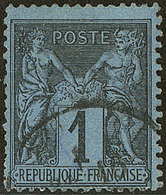 Bleu De Prusse. No 84. - TB. - R - 1876-1878 Sage (Tipo I)