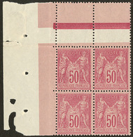 ** No 98, Bloc De Quatre Cdf, Très Frais. - TB - 1876-1878 Sage (Type I)