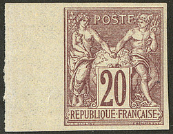 * Non Dentelé. No 67a, Bdf, Très Frais. - TB - 1876-1878 Sage (Type I)