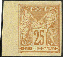 * Non Dentelé. No 92b, Bdf, Très Frais. - TB - 1876-1878 Sage (Type I)