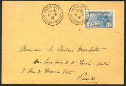 Lettre 1e Orphelins. No 155, Obl Cad 6.6.19 Sur Enveloppe Locale. - TB. - R - Autres & Non Classés