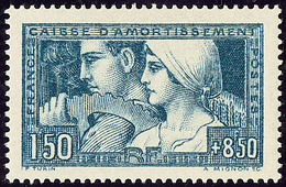 ** Caisse D'Amortissement. Le Travail. Bleu-vert. No 252c, Type III. - TB - Autres & Non Classés