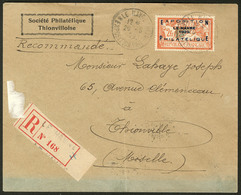 Lettre Le Havre. No 257A, Seul Sur Enveloppe Recommandée De L'Expo, Fente Entre Deux Dents Mais TB - Other & Unclassified