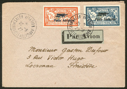 Lettre Nos 1 + 2, Obl Cad 25.6.27 Sur Petite Enveloppe. - TB - Sonstige & Ohne Zuordnung