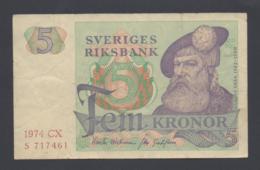 Banconota Svezia 5 Kronor 1974 (circolata) - Zweden