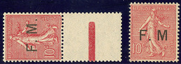 ** Nos 4 Bdf, 4a (sans "." Après M). - TB - Timbres De Franchise Militaire