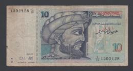 Banconota Tunisia 10 Dinari 1994 Circolata - Tunisia