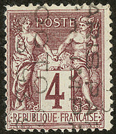 Surcharge 5 Lignes. No 14, Sans Quantième OCTO. - TB - 1893-1947