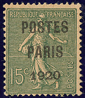 ** Postes Paris. No 25, Papier GC (Maury 26b). - TB - 1893-1947