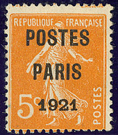 Postes Paris. No 27. - TB - 1893-1947