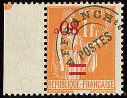 * Surcharge Renversée. No 74a, Bdf. - TB - 1893-1947