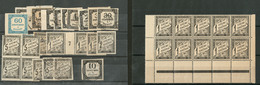 Collection. 1859-1878 (Poste), Petites Et Moyennes Valeurs (dont N°1 Aminci), Des Ex * Ou **. - TB - Andere & Zonder Classificatie