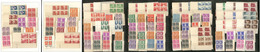 ** Collection. 1930-1949 (Poste), Environ 980 Blocs De Quatre Cd, Valeurs Courantes Et Commémos, Dates Diverses. - TB - Altri & Non Classificati