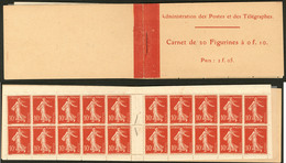 ** No 135-C1, Carnet De 20t, Point De Rousseur Sur Deux Ex Mais TB - Andere & Zonder Classificatie