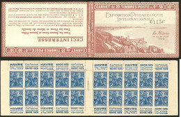 ** No 257-C12, Carnet De 20t, Série Le Havre N°01156. - TB - Altri & Non Classificati