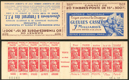 ** No 813-C1, Carnet De 20t, Série S.2. - TB - Altri & Non Classificati