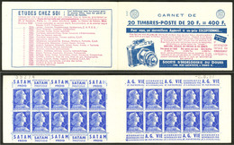 ** No 1011B-C39, Carnet De 20t, Série S 9.57, N°et Date En Haut. - TB - Andere & Zonder Classificatie