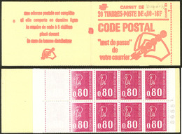 ** Timbres Blancs. No 1816-C3a, Carnet De 20t Dont 2 Ex Blancs Et 2 Ex Quasiment Sans Impression. - TB - Altri & Non Classificati