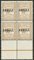 ** Annulé. No 25, Bloc De Quatre Bdf, Très Frais. - TB - Instructional Courses