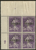 ** Annulé. No 48, Bloc De Quatre Cdf Avec Mill. 2. - TB - Cours D'Instruction