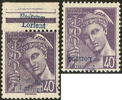 * No 3, Un Ex Bdf (adhérences) Et Un Ex Surcharge Renversée (quasiment **). - TB (tirage 180) - War Stamps