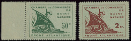 (*) Saint Nazaire. Nos 8 Bdf, 9. - TB - War Stamps