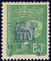 ** Decazeville. No 12b, Type I Surcharge Renversée. - TB - Befreiung