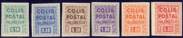 ** Non émis, Timbres De Mise à Jour, Non Dentelés. Nos 165A à 165F. - TB (N°et Cote Maury) - Other & Unclassified