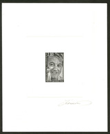 (*) Coluche. No 2902, épreuve D'artiste En Noir Sur Cuvette, Feuillet 160x130mm, Signée. - TB - Artist Proofs