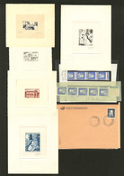 (*) Lot. 1900-1978, Divers Essais De Couleur, Epreuves De Luxe Et D'artistes. - TB - Artist Proofs