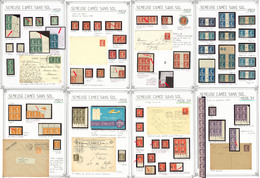 ** Semeuse Camée. 1906-1939 (Poste, Cd, Mill., C.Instruction, Roulettes), Valeurs Moyennes Et Séries Complètes, Nombreus - Colecciones Completas