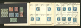 1861-1871, Diverses Valeurs, Nuances Et Obl, Dont Nombreux Bleus Planchés Et N°35 Paire Obl Cad, Tous états - Collections