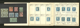 1861-1871, Diverses Valeurs, Nuances Et Obl, Dont Nombreux Bleus Planchés Et N°35 Paire Obl Cad, Tous états - Sammlungen