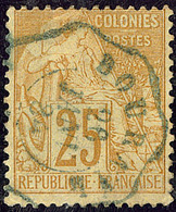 Nouvelle Calédonie. No 53, Obl Cad Ondulé Bleu Bourail Janv 84. - TB - Autres & Non Classés