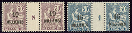 ** Alexandrie. Nos 56 Paire Mill. 8, 62 Paire Mill. 1. - TB - Autres & Non Classés