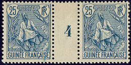 ** Guinée.No 25, Paire Mill. 4, Superbe - Other & Unclassified