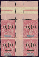 ** Madagascar. No 53, Bloc De Quatre Bdf Sans Mill., Pli Vertical Sur 2 Ex Mais Très Frais Et TB - Otros & Sin Clasificación