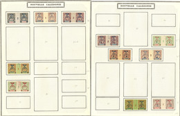 * Nouvelle Calédonie. Nos 67 à 69, 71, 74, 81(2), 82, 84 à 86, Tous En Paire Mill. Divers. - TB - Autres & Non Classés