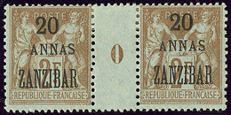 * Zanzibar. No 30, Paire Mill. 0. - TB - Altri & Non Classificati