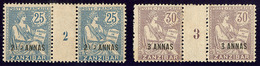 * Zanzibar. Nos 51 Paire Mill. 2, 52 Paire Mill. 3. - TB - Other & Unclassified