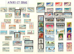 ** AFARS ET ISSAS. Collection. 1967-1977 (Poste, PA, Taxe), Complète, + Djibouti 21 Ex. - TB - Autres & Non Classés