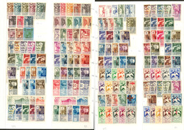 ** Collection. 1936-1958 (Poste, PA, Taxe, BF), Valeurs Moyennes Et Séries Complètes, Des France-Libre. - TB - Other & Unclassified