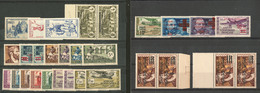 * Lot. 1937-1943 (Poste, PA, Douanes), Petites Et Moyennes Valeurs, Qqs Petites Variétés Et Des Ex **. - TB - Altri & Non Classificati