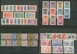 * Lot. 1906-1939, Diverses Séries Complètes De Hte Volta, Niger, Soudan Et Ht Sénégal Et Niger. - TB - Other & Unclassified